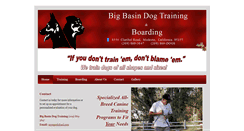 Desktop Screenshot of bigbasindogs.com