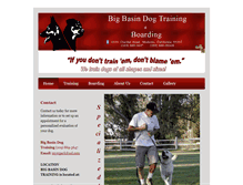 Tablet Screenshot of bigbasindogs.com
